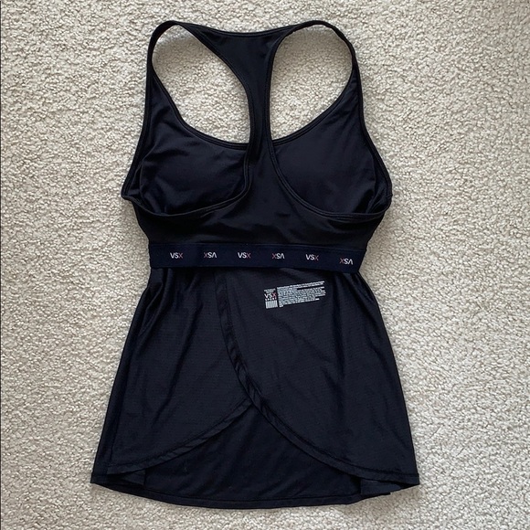NWOT Victoria’s Secret VSX Knockout Racerback Top Black - Picture 3 of 8